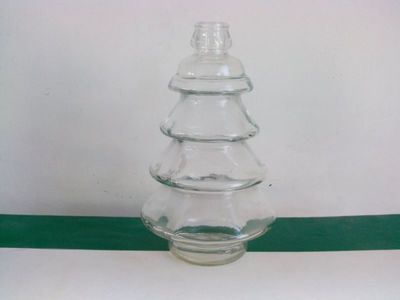 恒發(fā)專(zhuān)業(yè)制作工藝品玻璃瓶 圣誕樹(shù)型玻璃瓶 異型瓶訂制